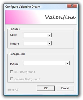 Configure Valentine Dream